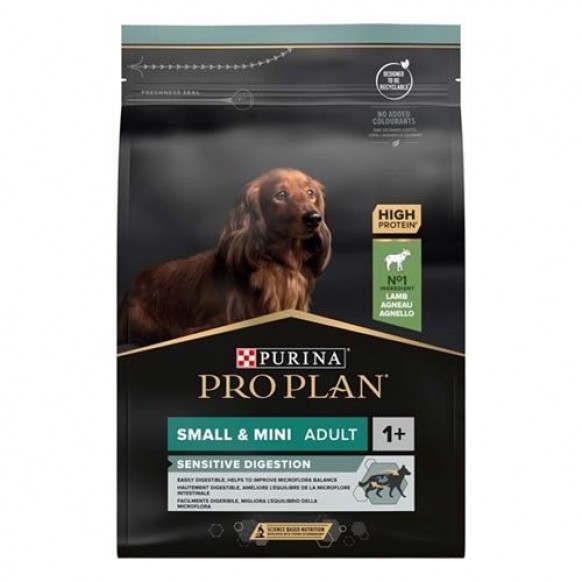 Pro Plan Sensitive Small Mini kuzulu Küçük Irk Köpek Maması 3 Kg